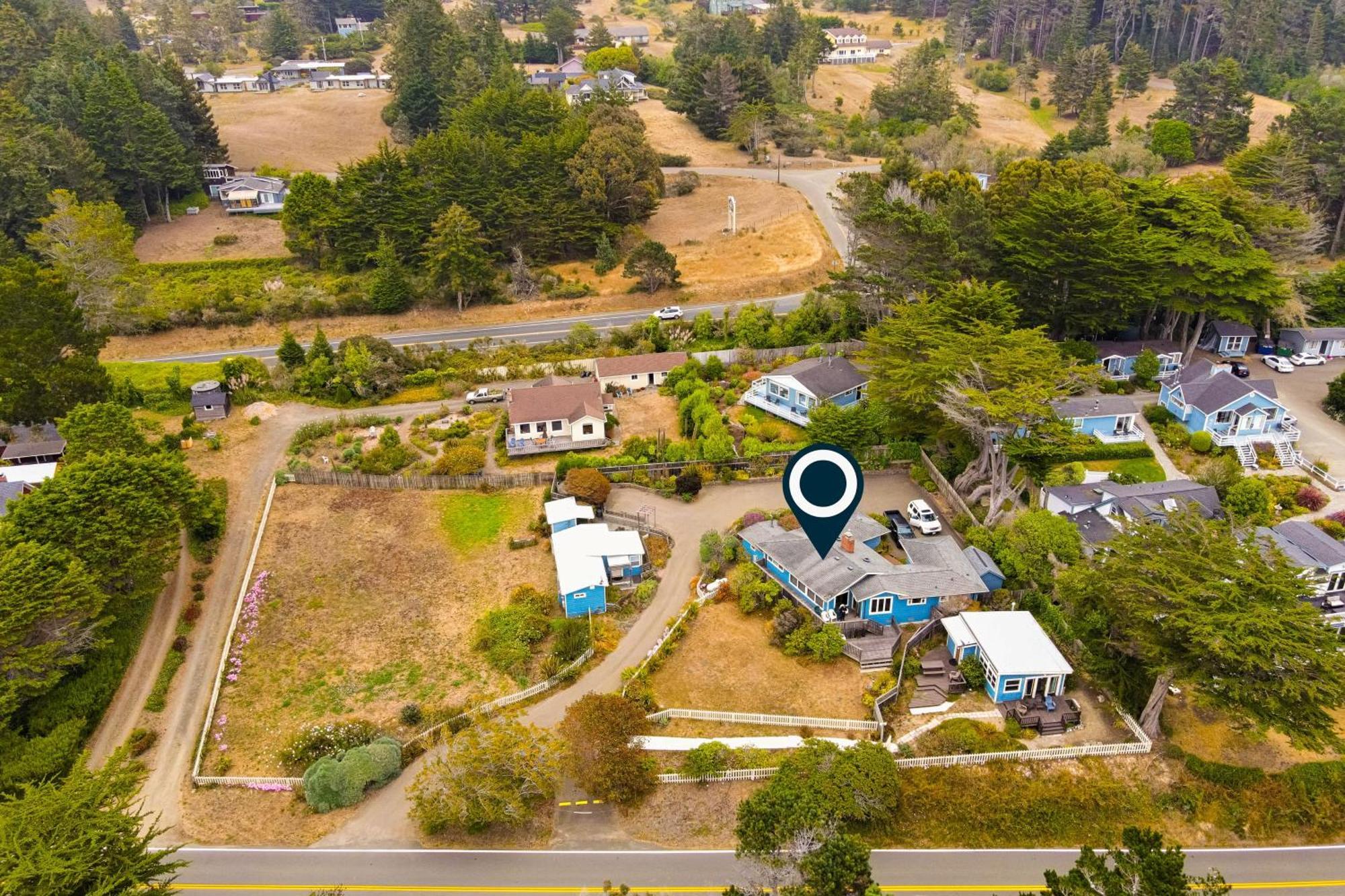 Headland Cove Retreat Villa Mendocino Rum bild