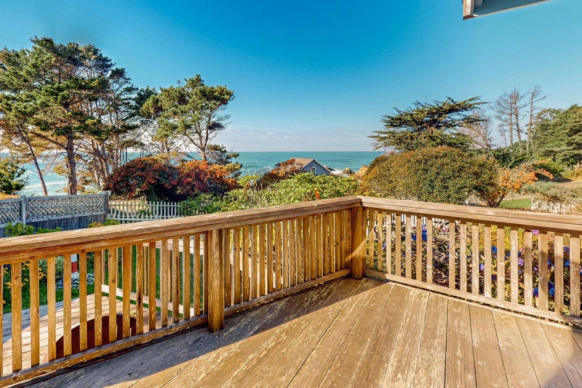 Headland Cove Retreat Villa Mendocino Rum bild
